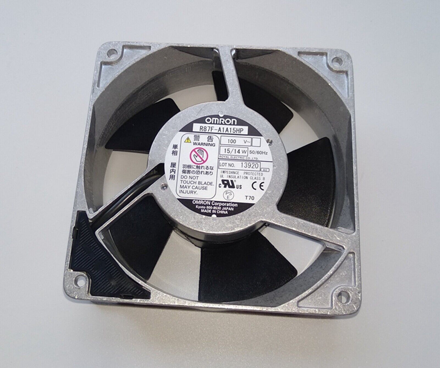 OMRON R87F-A1A15HP AC TUBE AXIAL FLOW FAN - OMRON