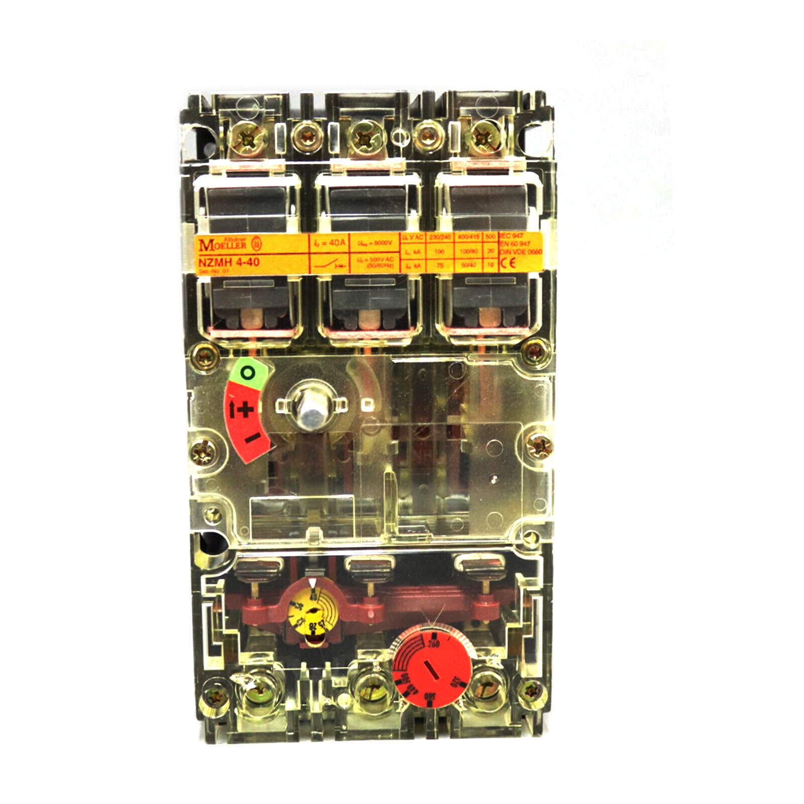 1 PCS Moeller NZMH4-40 Circuit Breaker 40 Amp - MOELLER