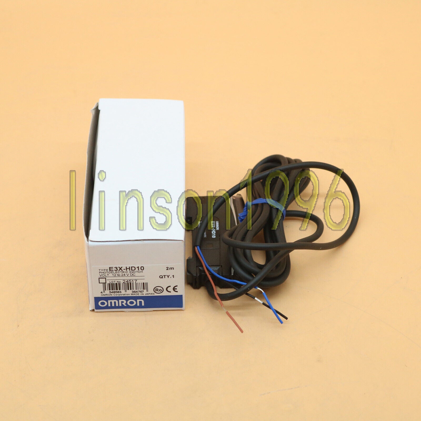 Omron Optical Fiber Proximity Sensor E3X-HD10 Fast Ship - OMRON