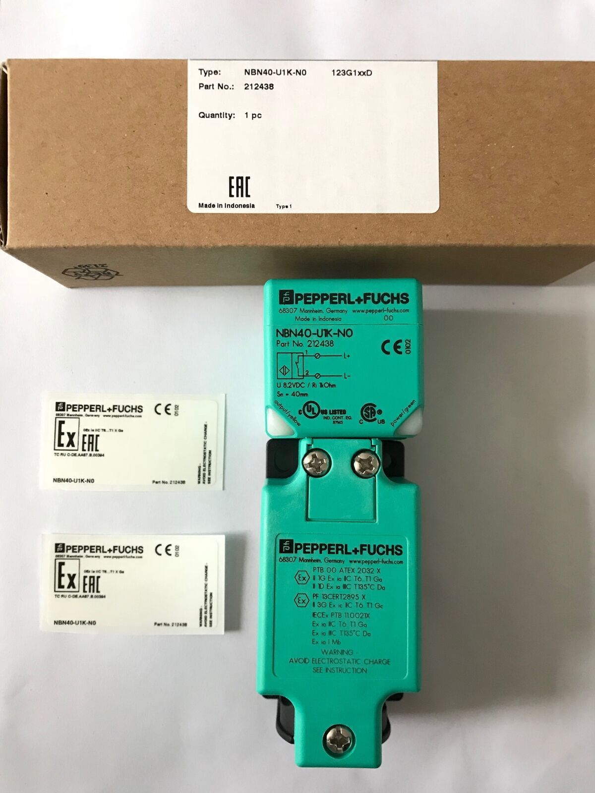 Pepperl+Fuchs Inductiver Sensor NBN40-U1K-N0 - PEPPERL+FUCHS