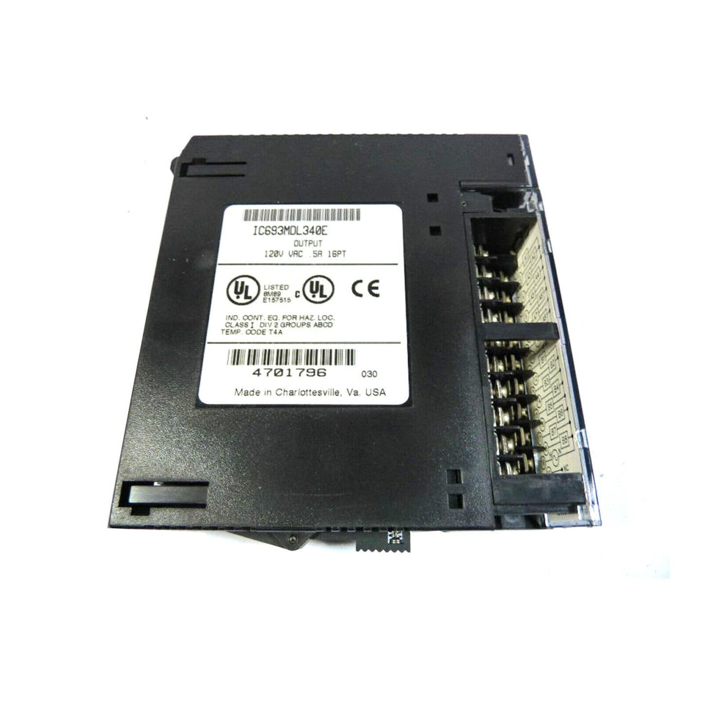GE FANUC IC693MDL340E AC Output Module 120VAC 16PT - GE FANUC