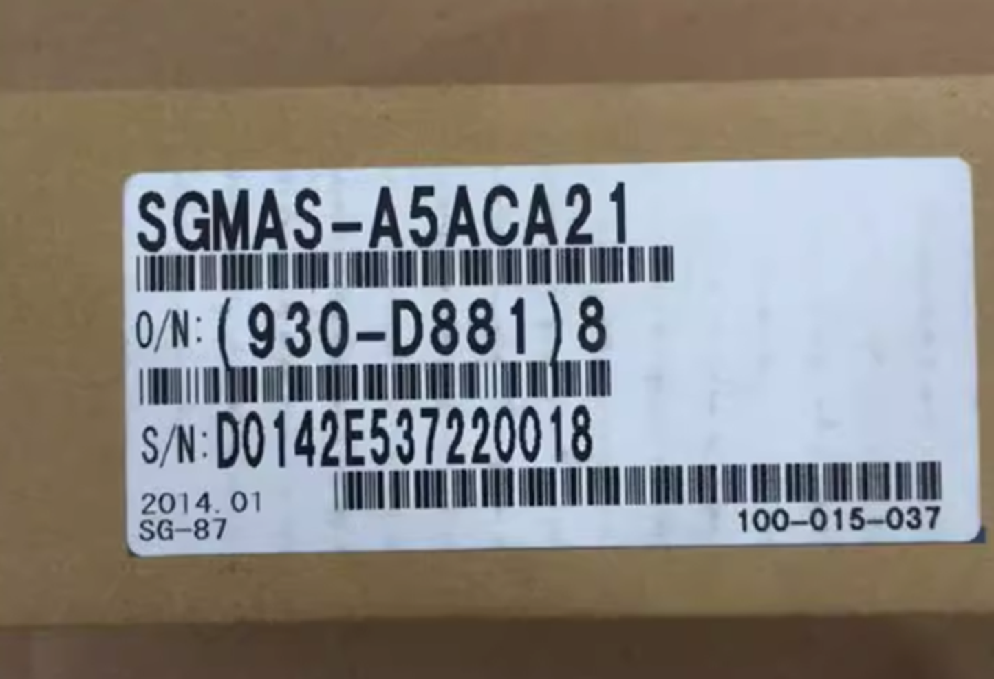 New Yaskawa SGMAS-A5ACA21 AC Servo Motor Controller PLC - YASKAWA