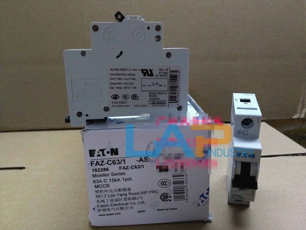 Moeller FAZ-C63/1 1P 63A Circuit Breaker for Electrical Safety - MOELLER