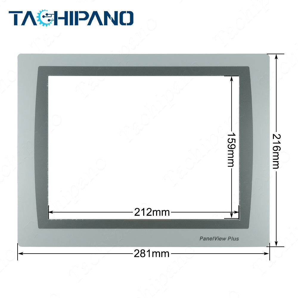 new Touch Screen for AB 2711P-T10C22D9P Touch Panel Glass 5pin with Protective Film - KOEED