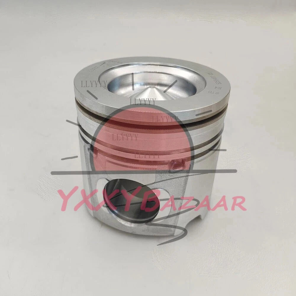 Set of 6 Piston +Ring + PISTON PIN Cummins Fits For 2004-2007 Dodge Ram 5.9L 24v
