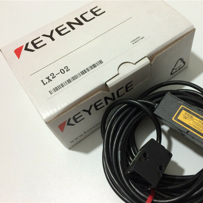 KEYENCE High-Precision Laser Sensor LX2-02: 2-02 Model, One-Year Warranty - KEYENCE