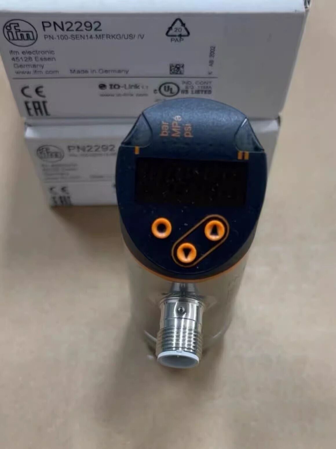 new 1pcs IFM Pressure Transmitter Sensor PN2292 - IFM