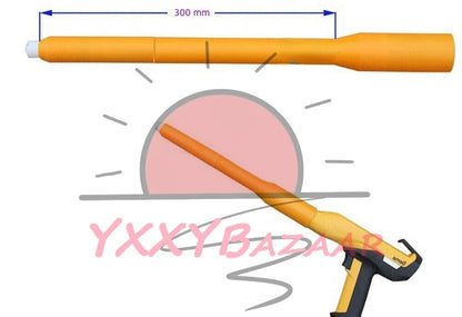 Extension Rod 300mm With 2pcs Nozzle For 03 Electrostatic Powde Spray Gun