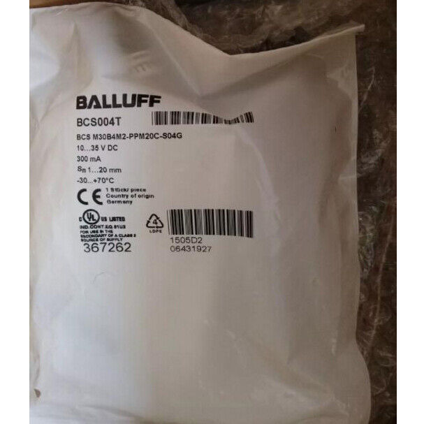 BALLUFF BCS M30B4M2-PPM20C-S04G Proximity Switch - BALLUFF