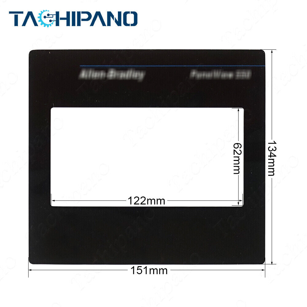 new Touch Panel for 2711-T5A16L1 PanelView Standard 550 Screen with Front Overlay - PANELVIEW