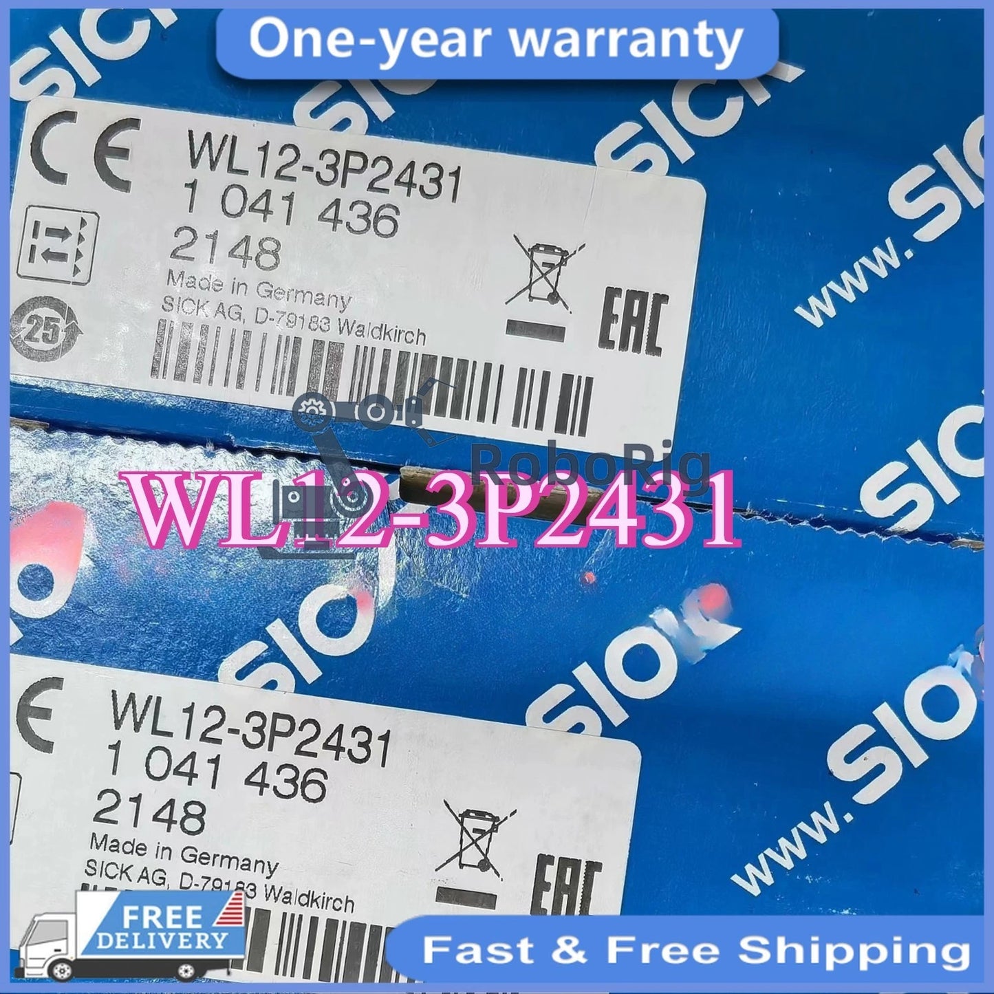 1PCS WL12-3P2431 SICK WL12-3P2431 Photoelectric Sensor