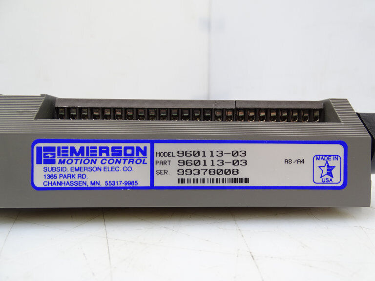 EMERSON 960113-03 PLC MODULE
