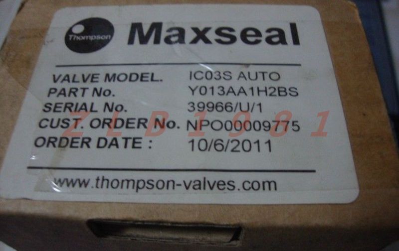 new ONE MAXSEAL ICO3S AUTO Y013AA1H2BS - KOEED