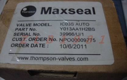 new ONE MAXSEAL ICO3S AUTO Y013AA1H2BS - KOEED