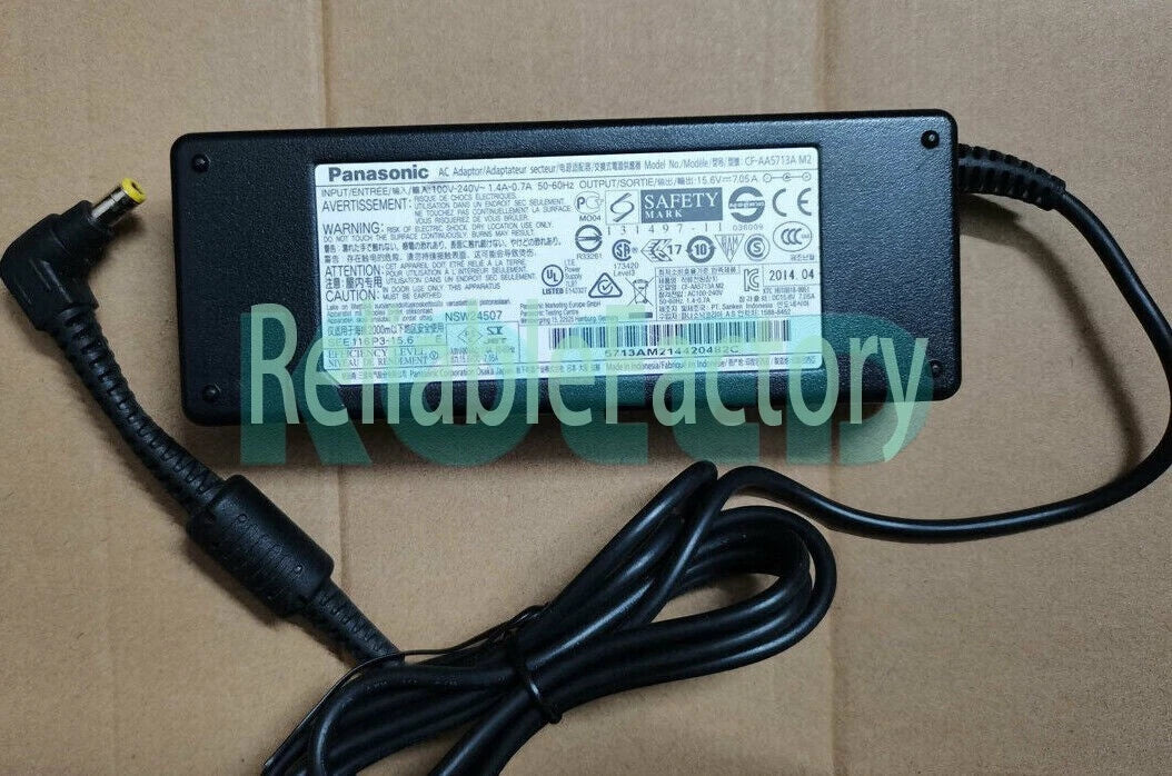 1PC For Toughbook CF-D1 110W CF-AA5713A M2 Charger OEM 15.6V 7.05A