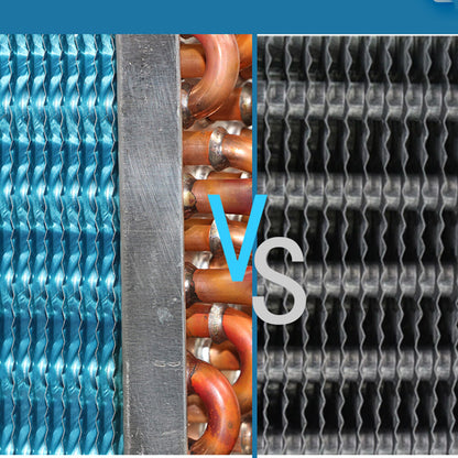 Small Copper Tube Radiator Condenser Refrigeration Evaporator 440*70*160mm