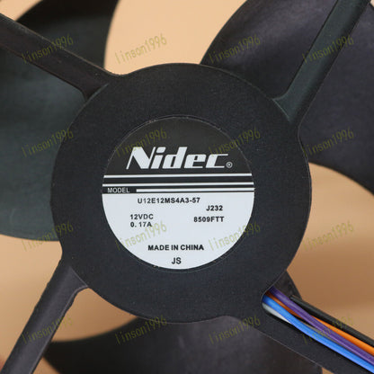 new One NIDEC U12E12MS4A3-57 J232 Waterproof Mute Cooling Fan 12V 0.17A - ONE NIDEC