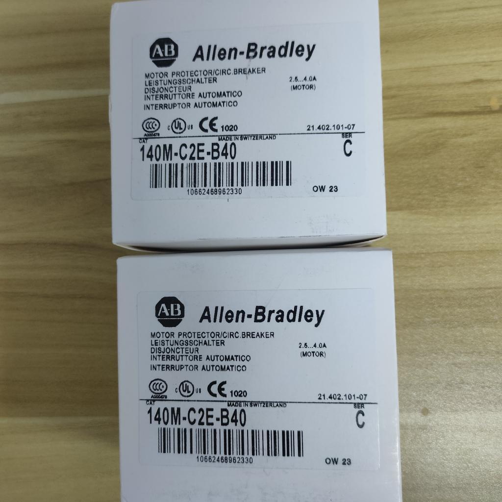 Allen-Bradley 140M-C2E-B40 Protector Circuit Breaker 2.5 - 4.0A - ALLEN-BRADLEY