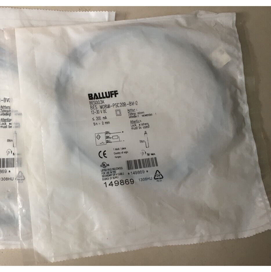 1PC Balluff BES M08MI-PSC20B-BV02 Proximity Switch Sensor Fast Ship - BALLUFF