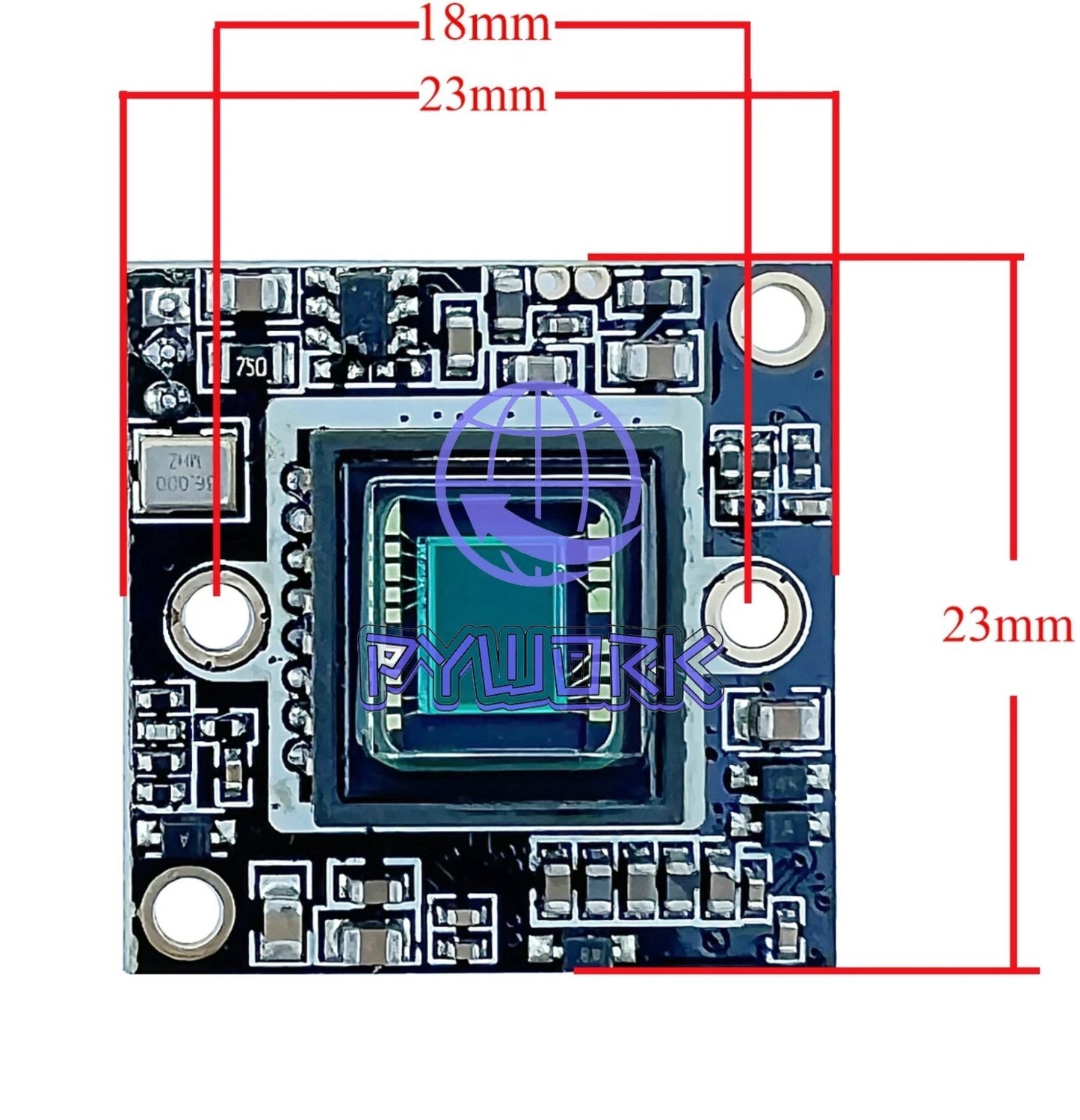 SONY 800 lines CCD low light 4140 surveillance camera motherboard module 23mm