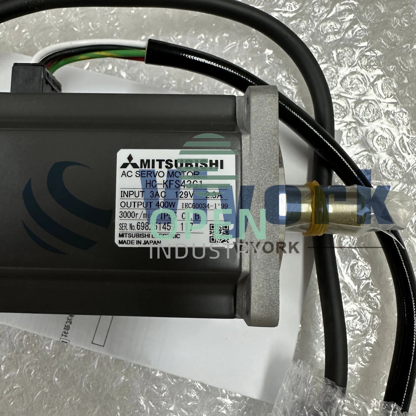 1PCS Mitsubishi HC-KFS43G1 AC SERVO MOTOR 400W WITHOUT THE GEAR