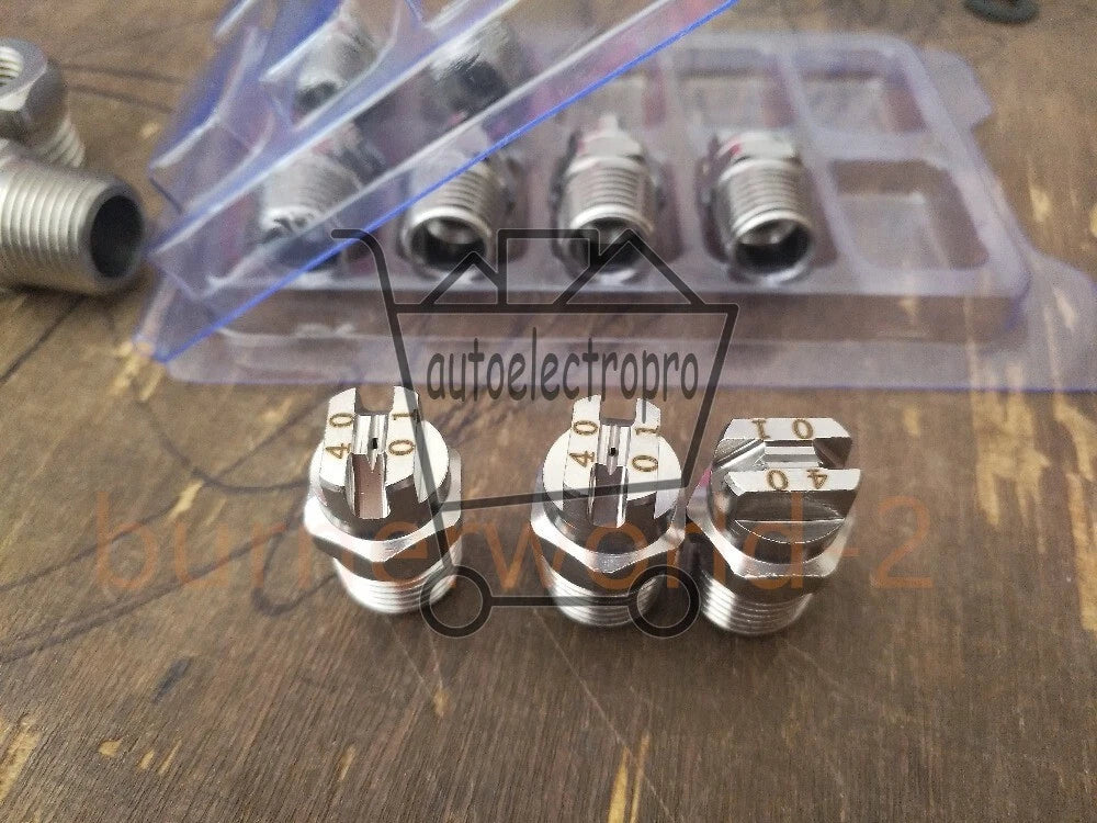 20 pieces 1/4" Flat Fan Spray Nozzle 25degrees Spray atomization cleaning nozzle