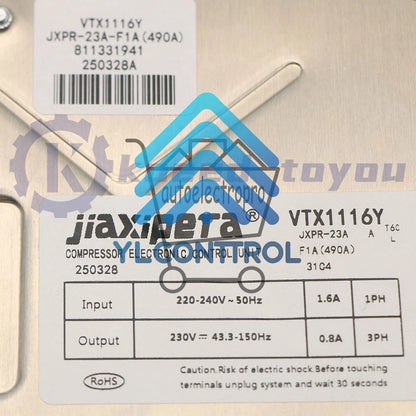 220V-240V Refrigerator Inverter Compressor Driver VTX1116Y JXPR-23A F1A (490A)