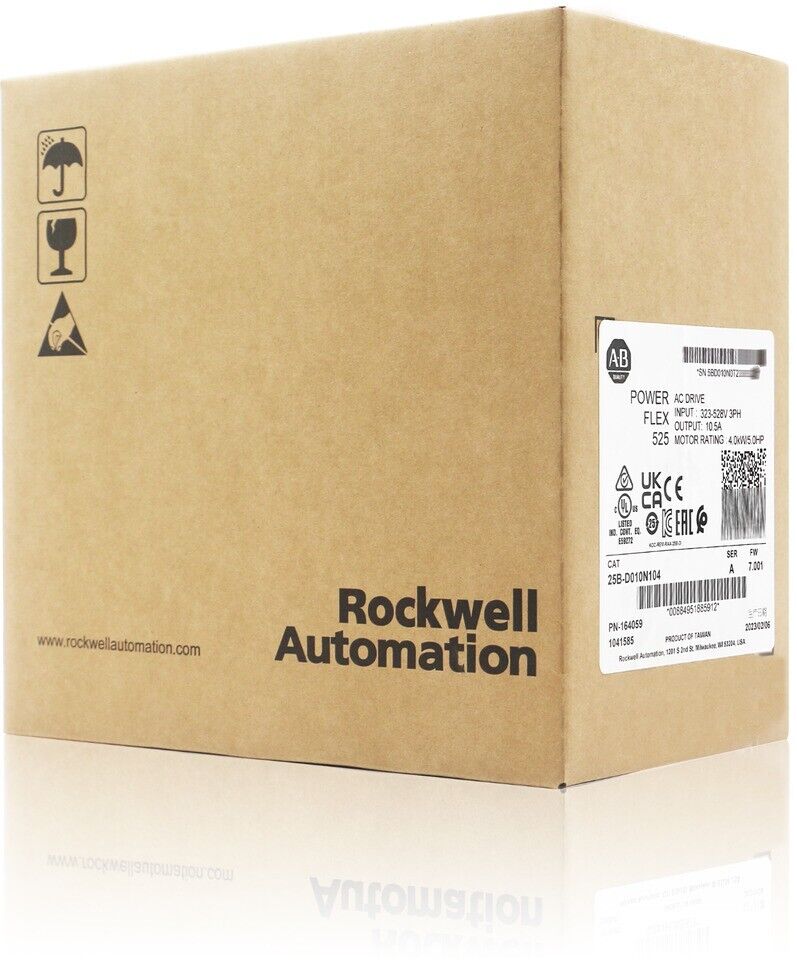 Factory Sealed AB 25B-D010N104 Powerflex AC Drive 5HP 4.0KW - KOEED
