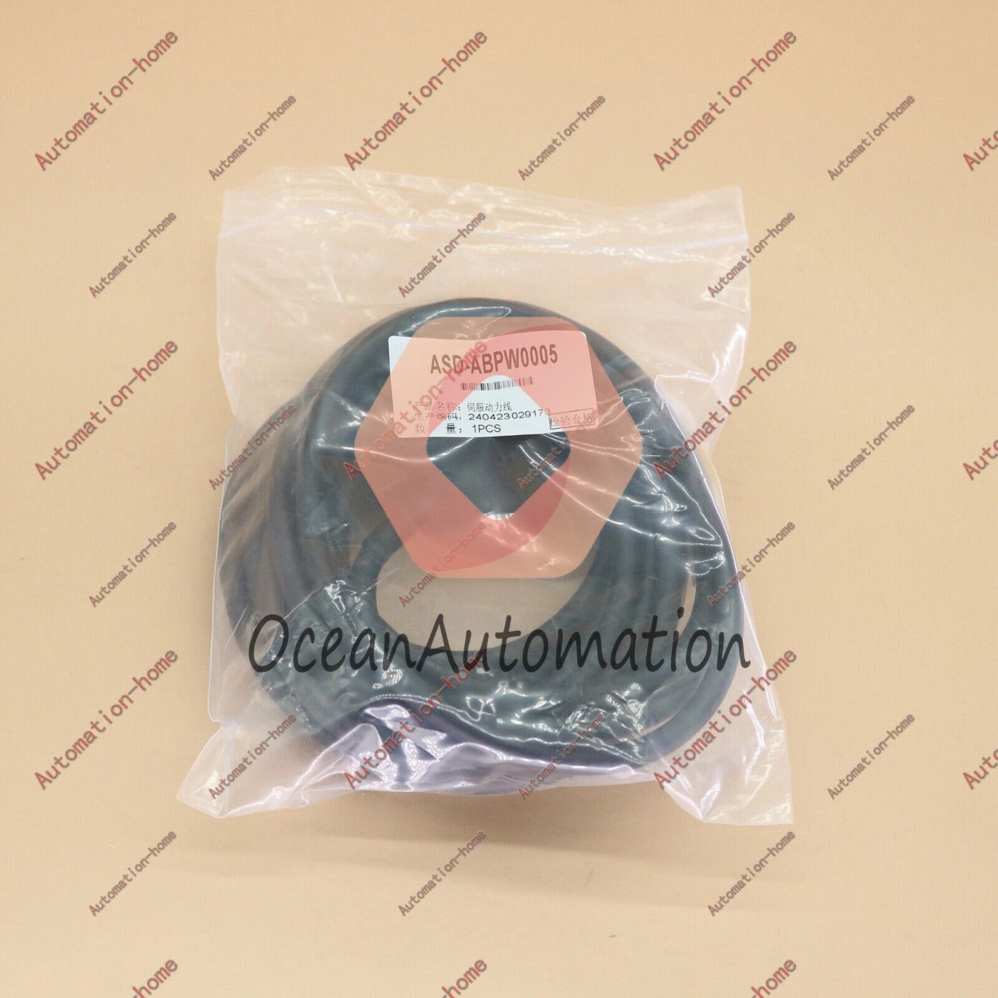 Delta AB/A2 Series Low Power Power Cord ASD-ABPW0005 5M FAST SHIP