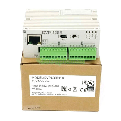 Delta DVP12SE11R PLC DI 8 DO 4 Transistor 24VDC 1Pcs/