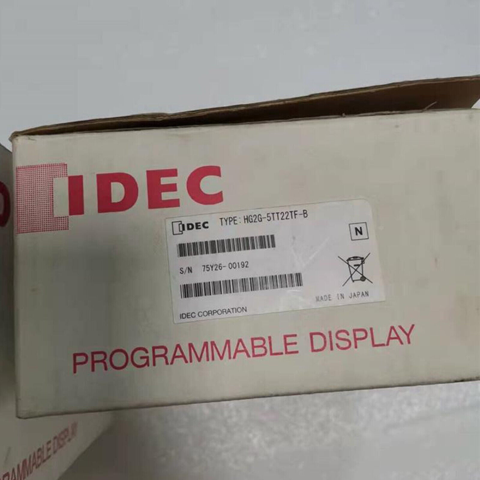 New One IDEC HG2G-5TT22TF-B Touchscreen Box, Fast Delivery - IDEK