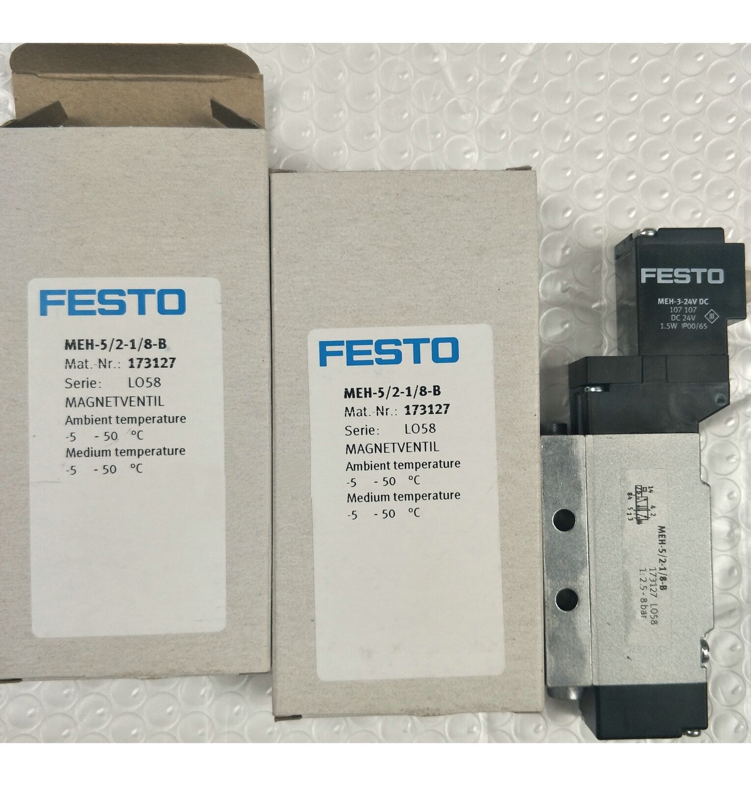 FESTO MEH-5/2-1/8-B Solenoid Valve - FESTO