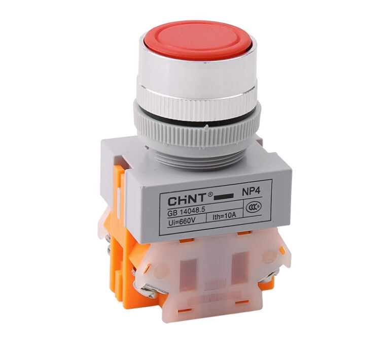 10PCS  Chint NP4-11BNZS  Pushbutton Switches Self-Locking