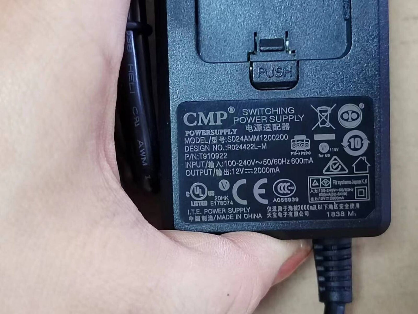 new FLIR A300 A310 A315 Thermal Imaging Infrared Camera AC Adapter Power Supply