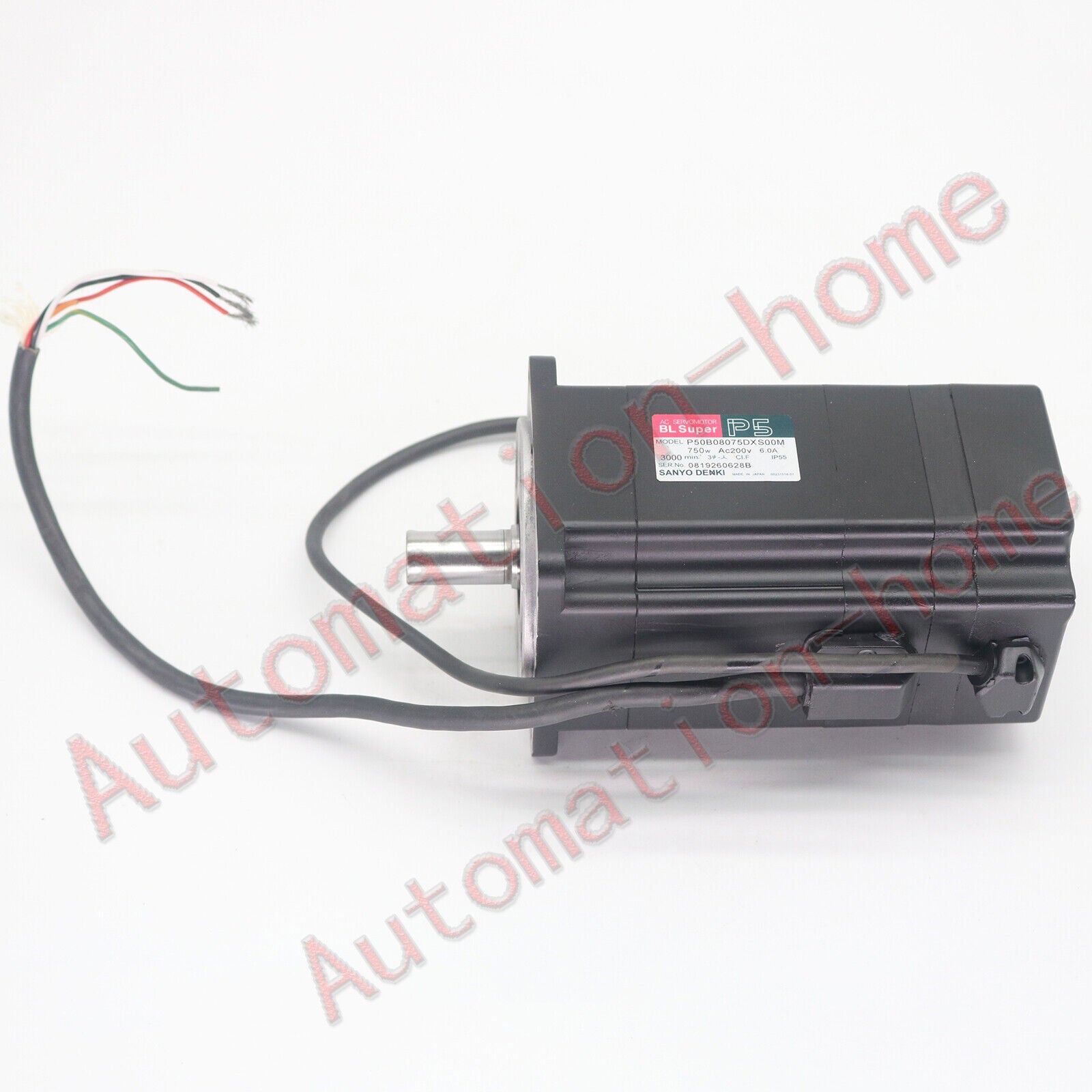 used 1PCS  SANYO DENKI AC SERVO MOTOR P50B08075DXS00M