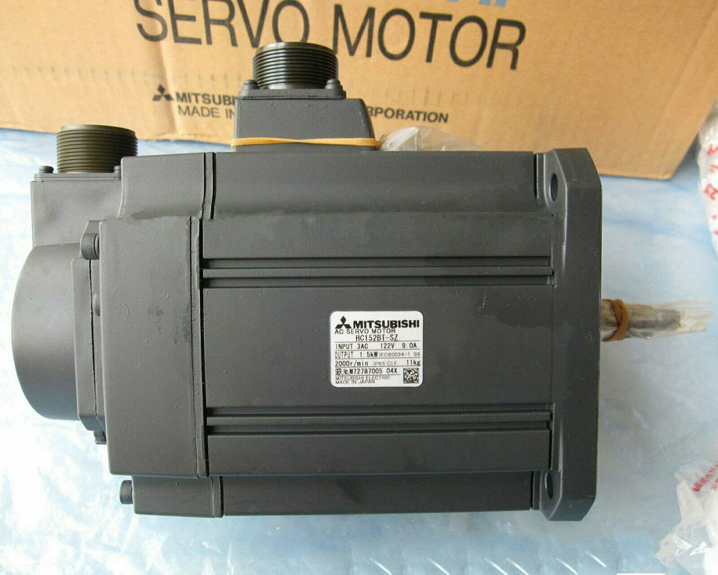 Used Mitsubishi Servo Motor HC152BT-SZ – Tested Good Condition - MITSUBISHI