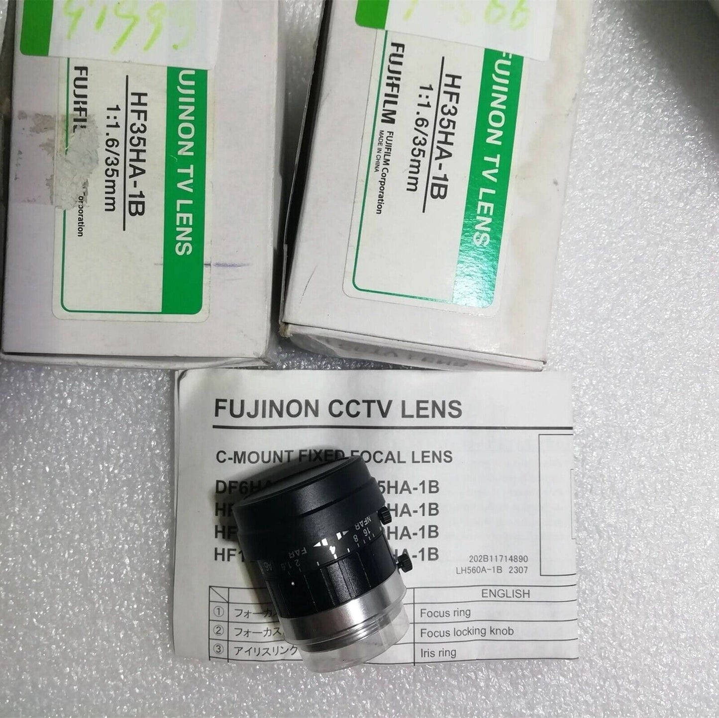 New FUJINON HF35HA-1B CCD Camera - FUJINON