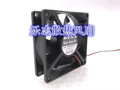 Sanyo San Ace 80 109R0848K401 8025 DC48V 0.1A 2-Wire Silent Inverter Cooling Fan