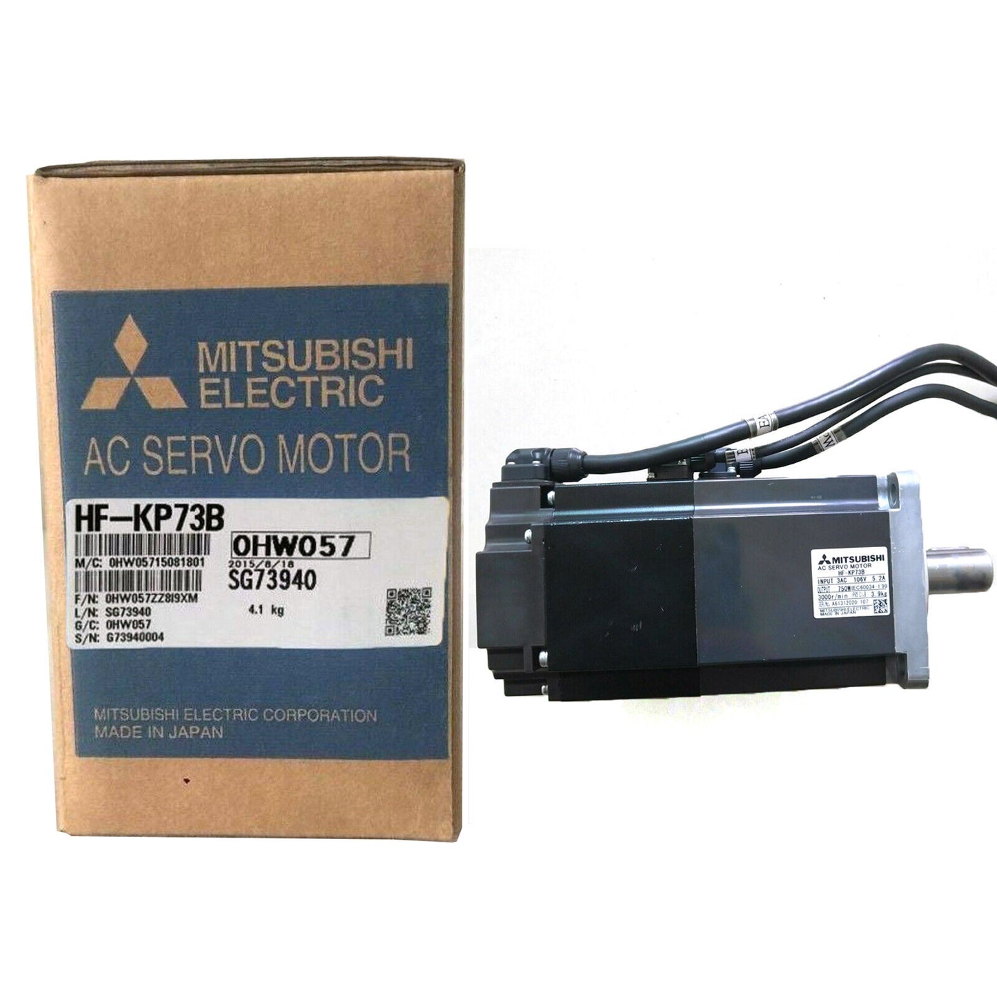 MITSUBISHI HF-KP73B Servo Motor - High Performance Servo Motor for Industrial Applications - MITSUBISHI