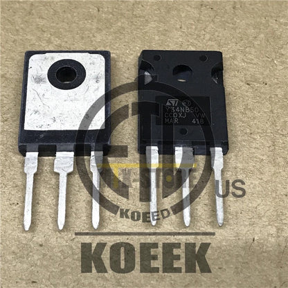 5PCS STY34NB50 MOSFET N-Ch 500 Volt 34 Amp