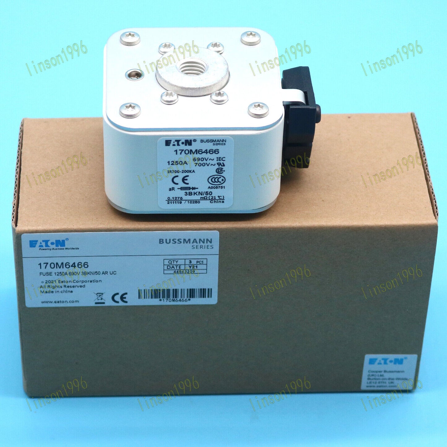 Bussmann Fuse 170M6466 1250A 690V/700V - BUSSMANN