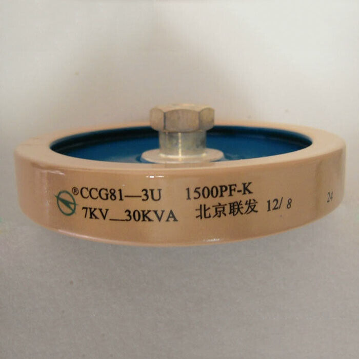 new CCG81-5U 1500PF-K 21KV-120KVA High Frequency High Voltage Ceramic Capacitor - ELECTROCERAM