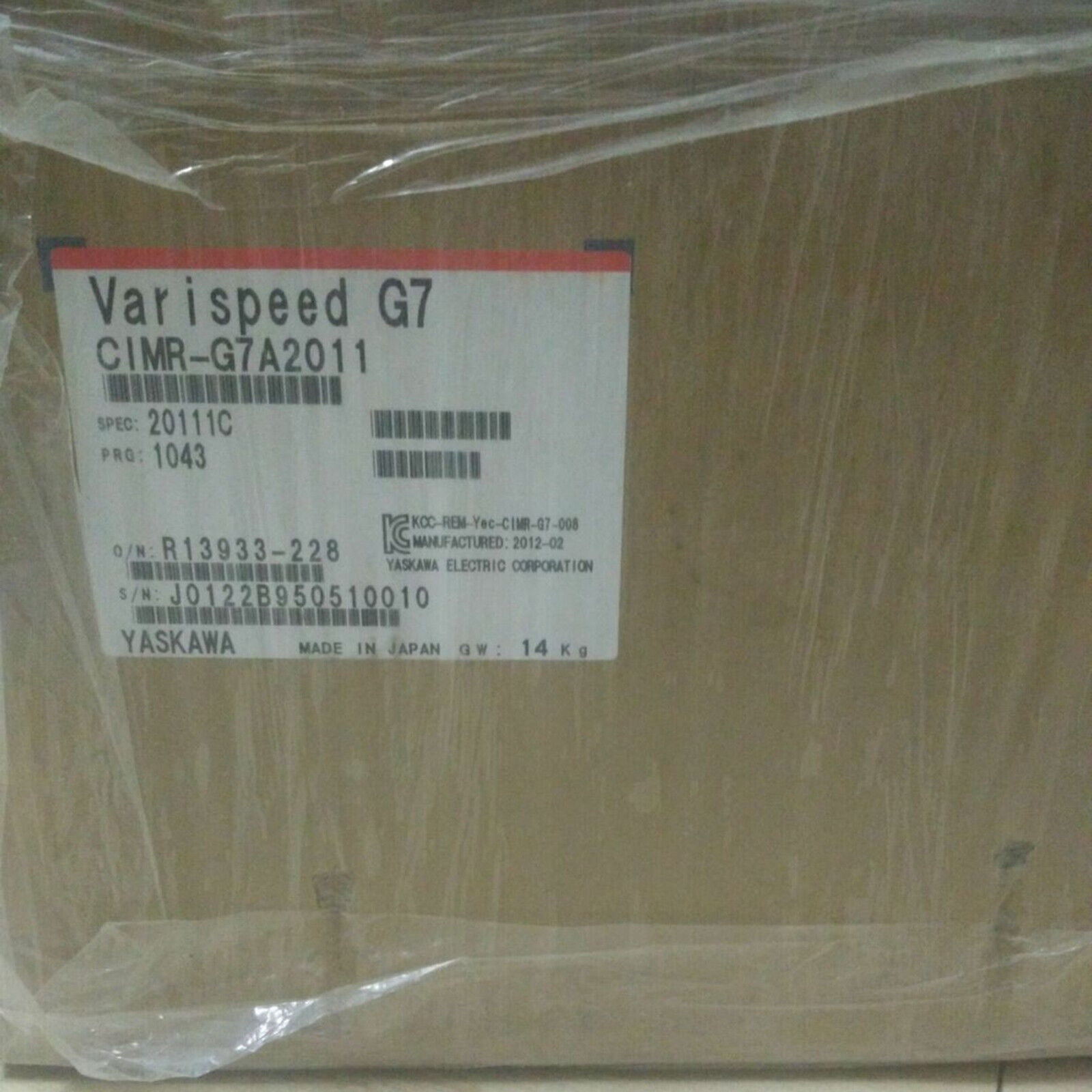 new 1pcs Yaskawa Inverter CIMR-G7A2011 FAST SHIP - YASKAWA