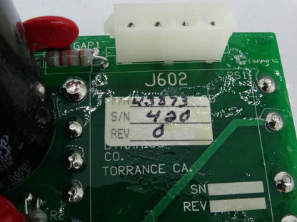 INDUSTRIAL DYNAMICS 43373 CIRCUIT BOARD - INDUSTRIAL DYNAMICS