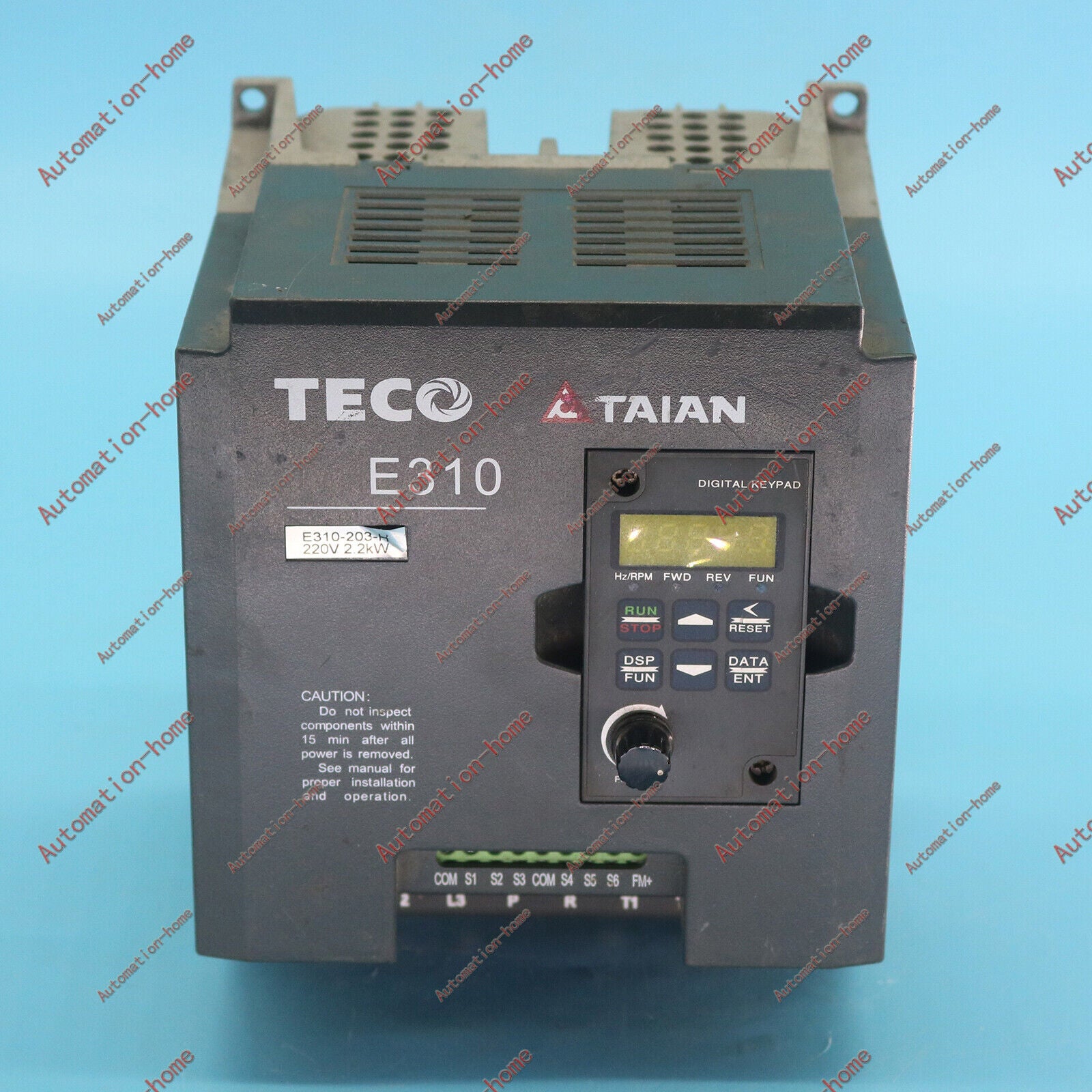 used 1PC  For TECO Taian Inverter E310-203-H 2.2KW 220V