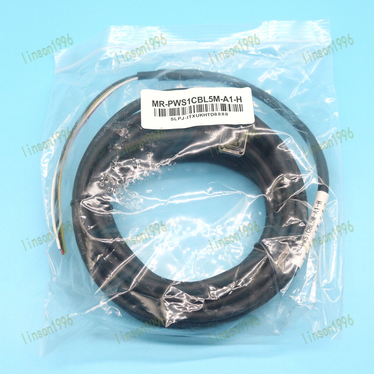 1PC Mitsubishi compatible servo power cable MR-PWS1CBL5M-A1-H - MITSUBISHI