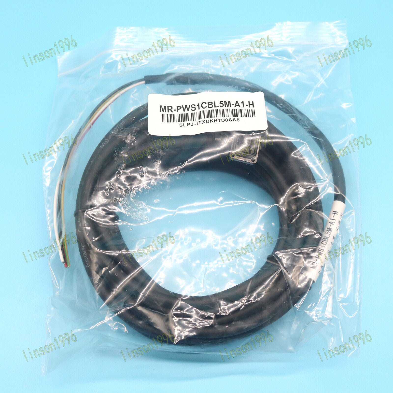 1PC Mitsubishi compatible servo power cable MR-PWS1CBL5M-A1-H - MITSUBISHI