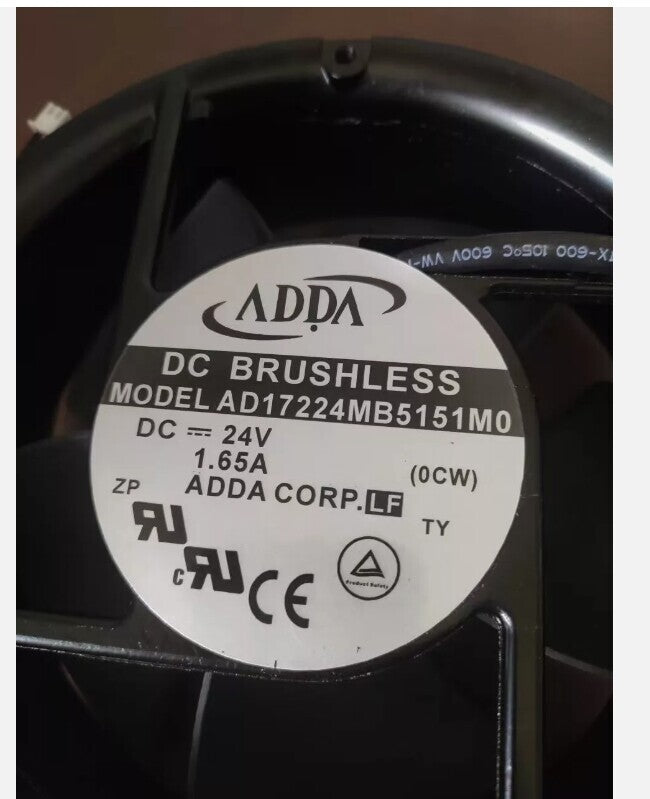 1 PCS ADDA Fan AD17224MB5151M0 DC 24V 1.65A 172*150*51MM 2 Wire cooling fan