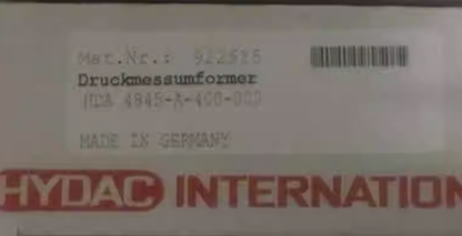 HDA 4845-A-400-000 Pressure Sensors - HYDAC