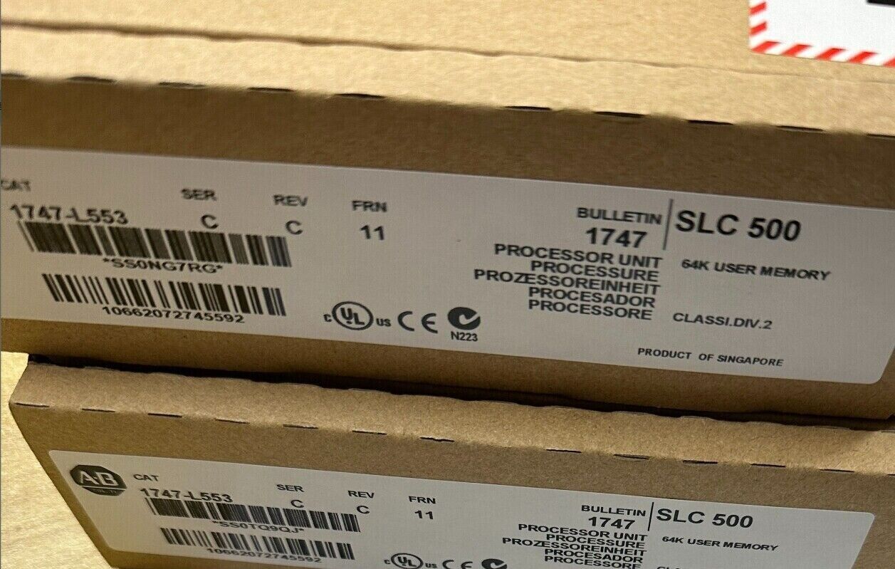Allen-Bradley 1747-L553 SER C SLC 500 CPU Processor Unit - ALLEN-BRADLEY